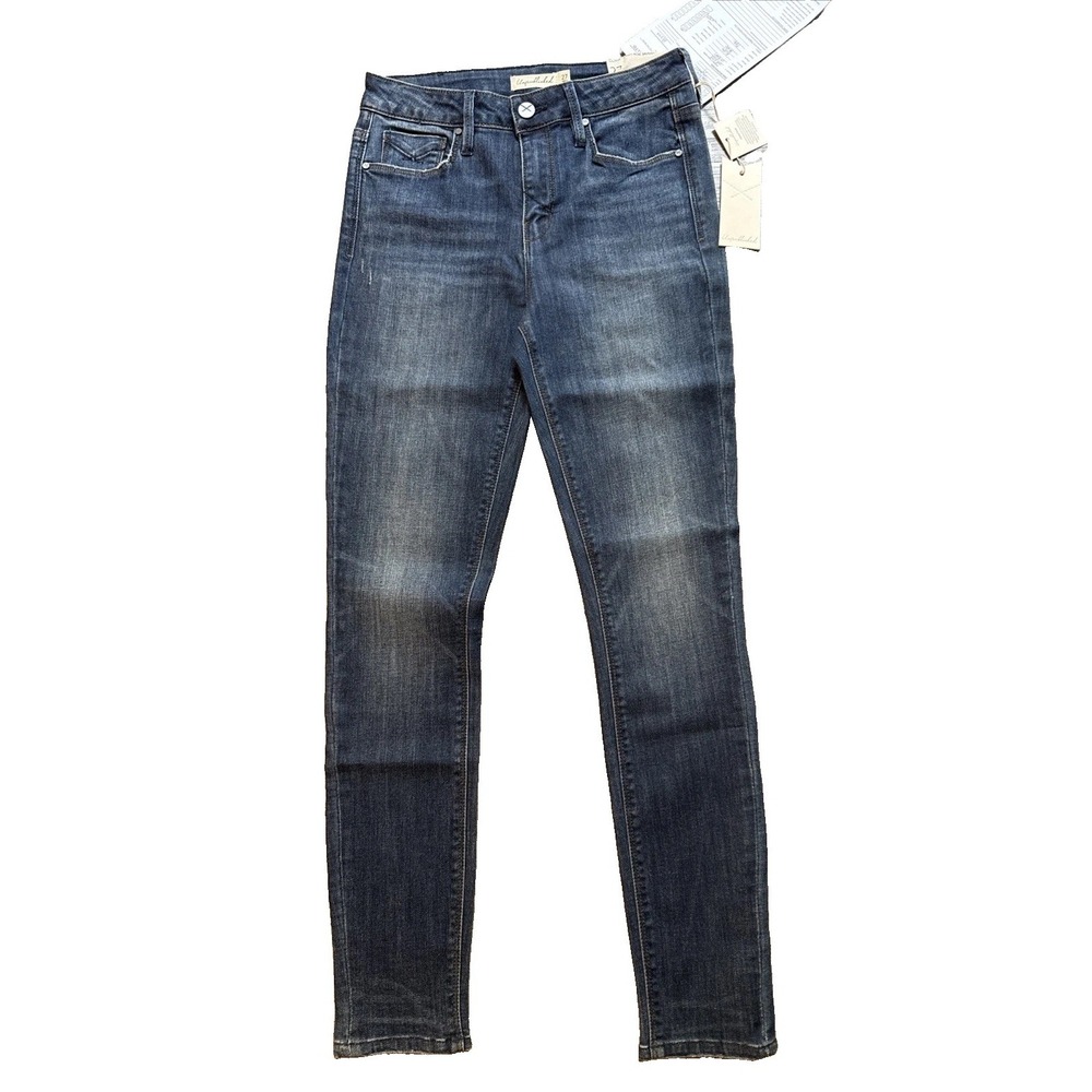 New Anthropologie Unpublished Olivia Jeans 27 Sample High Rise Skinny